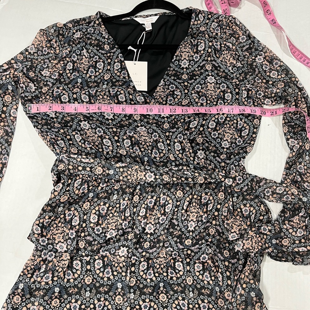 LAUREN CONRAD RUFFLE DRESS NEW WITH TAG - Picture 4 of 16